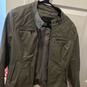 Cavalini Leather Coat - Women's Small